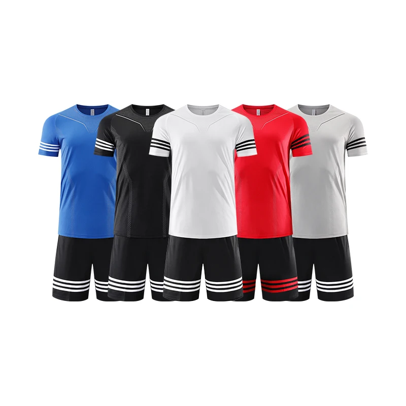 Custom New Design High Quality Factory Original 2022 Hot Clubs Football Uniform Kit Full Set Men Jersey Soccer Wear