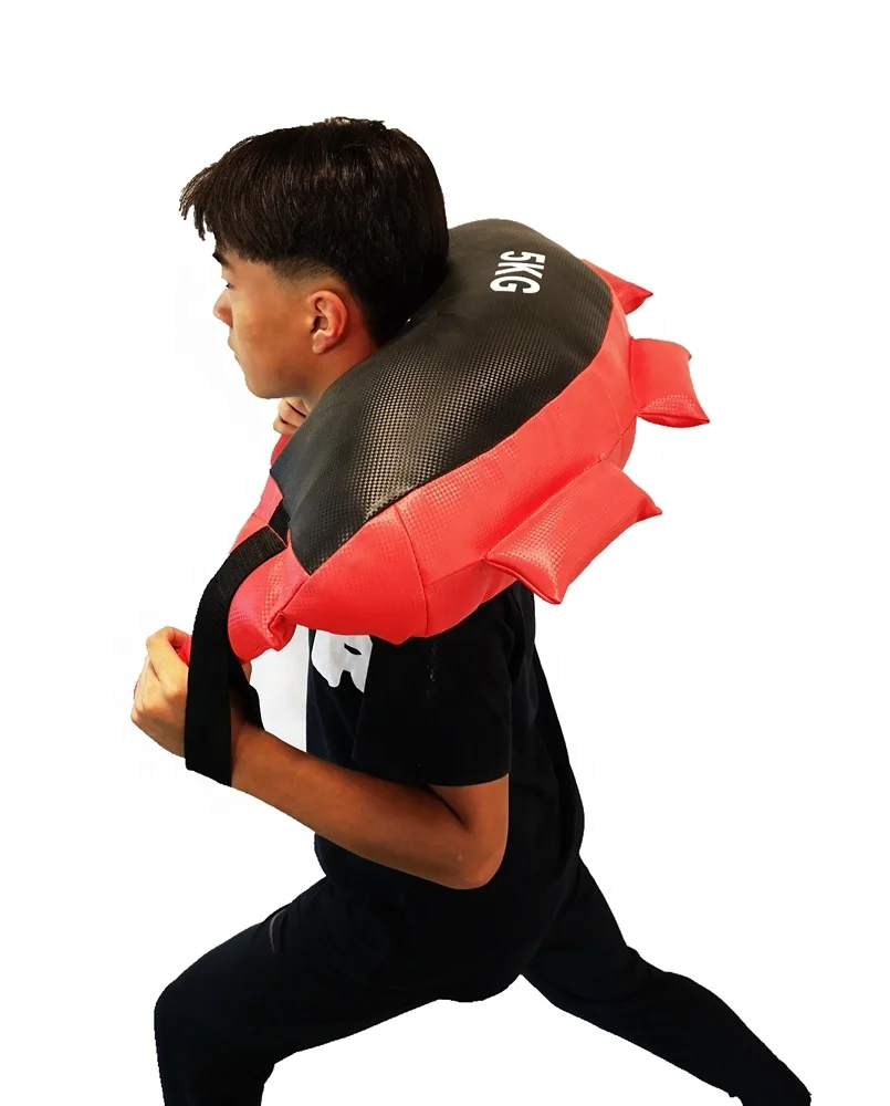 Wholesale weight lifting leather bulgarian power bag