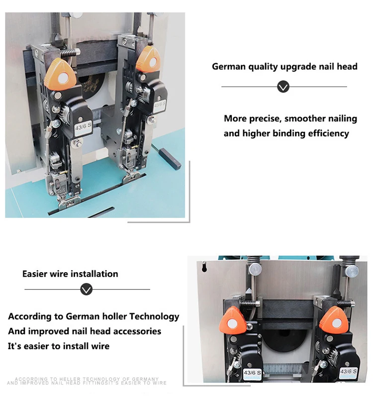 Lks-100 Single Head Wire Stapler Machine Electric Wire Book Binding Machine Wire Stapling Machine