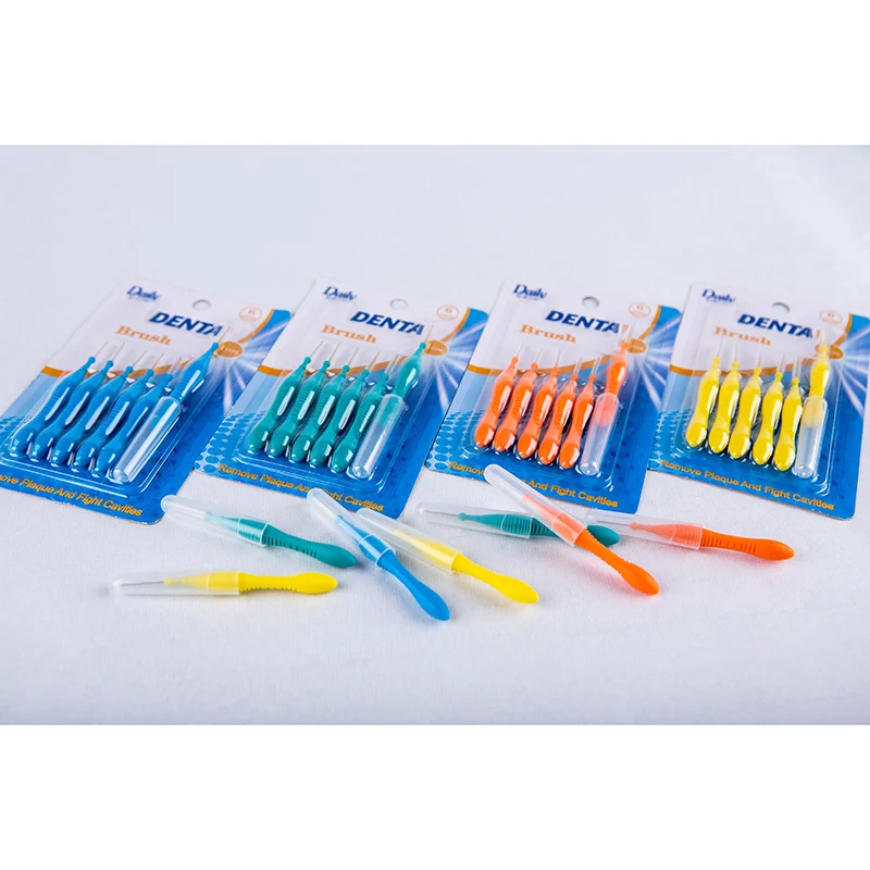 Daily Care New Interdental Tooth Brush for Adults Stainless Steel Wire Dental Interdental Brush for Sale.