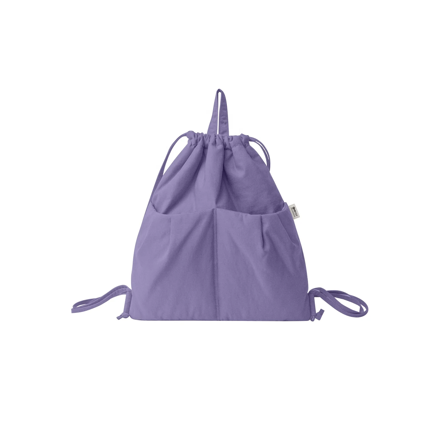 New Trendy Nylon Competitive Price Outdoor Custom Drawstring Backpack With Logo