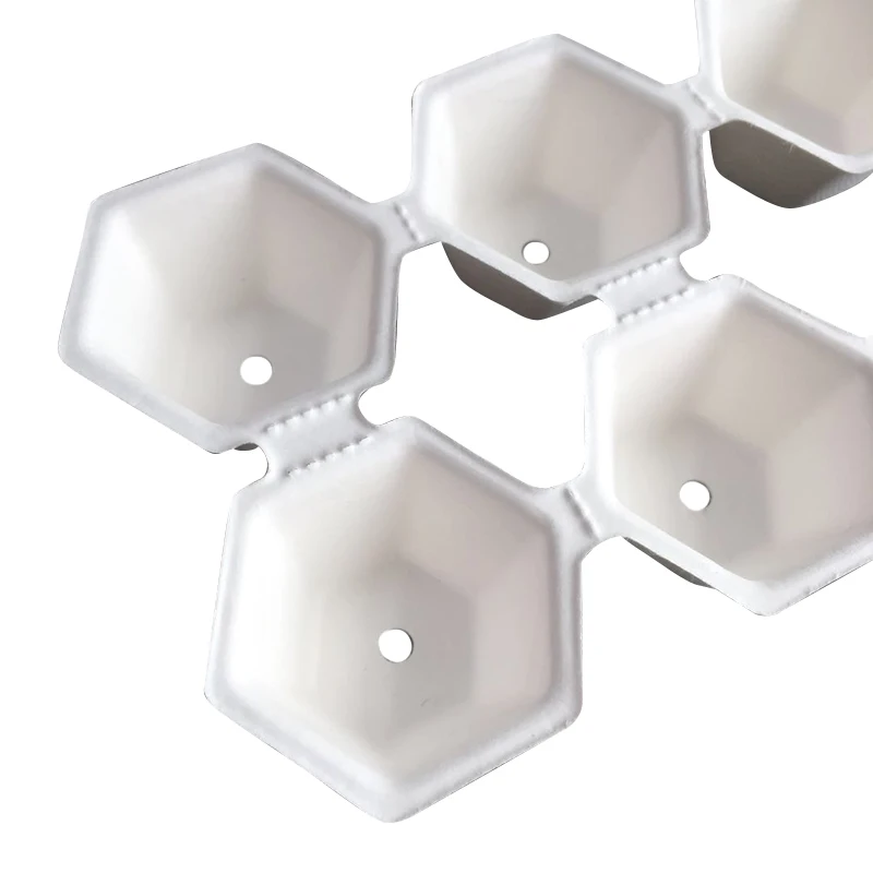 Tray Food Packaging Tray Custom Pulp Paper Cakes and Chocolates Paper for Wedding OEM Packaging Inserts Pulp Moulding