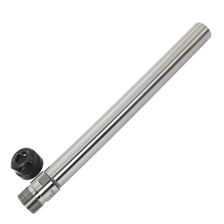 Collet Chuck Holder Extension Rod Type A, ER Straight Shank Extension CNC Milling Lathe Extension Rod Lathe Rod