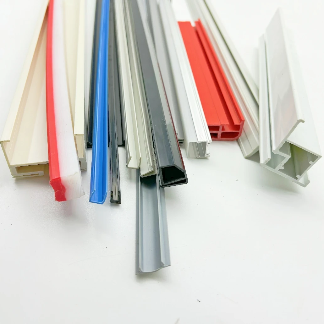 Custom Polypropylene UPVC PVC ABS PC Plastic profiles extrusion Professional Plastic Manufacturers