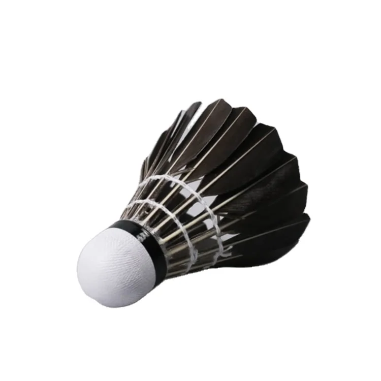 
Promotional 25 Dozen Black Goose Feather Badminton Shuttle Goose Feather 
