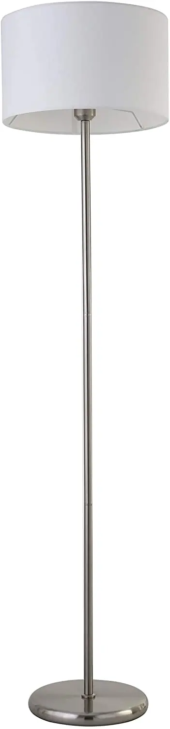 Напольная Лампа для гостиной Современная стоячая лампа с барабаном абажуром утолщенный высокий полюсный светильник офиса Натяжной цепью