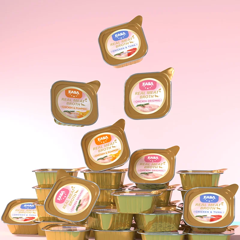 Factory Hot Selling Pet wet Food Wholesale OEM ODM Multiple Flavors Cat Dog Snack Cans