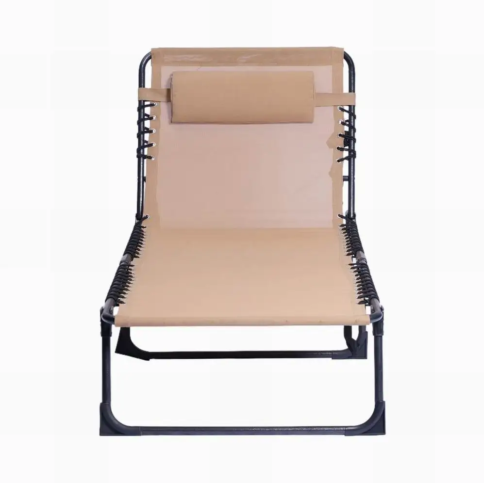 Multifunction Outdoor Sun Bed Outdoor Furniture Beach Lounger Bed Private Label Outdoor Beach Large Outside Lounger Bed