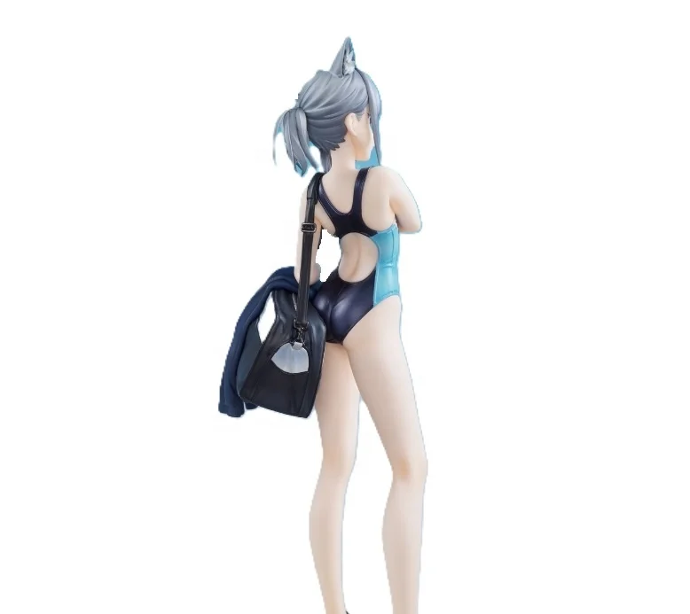 Wholesale high quality hentai action figures 3d Clothes can be taken off suitcase stewardess sexy girl anime figures