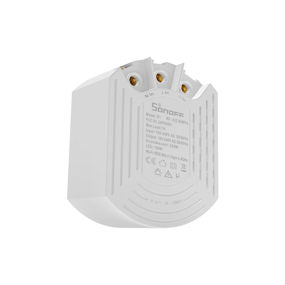SONOFF Smart Dimmer Switch-Works With RM433 Controller For Adjusting The Light Brightness