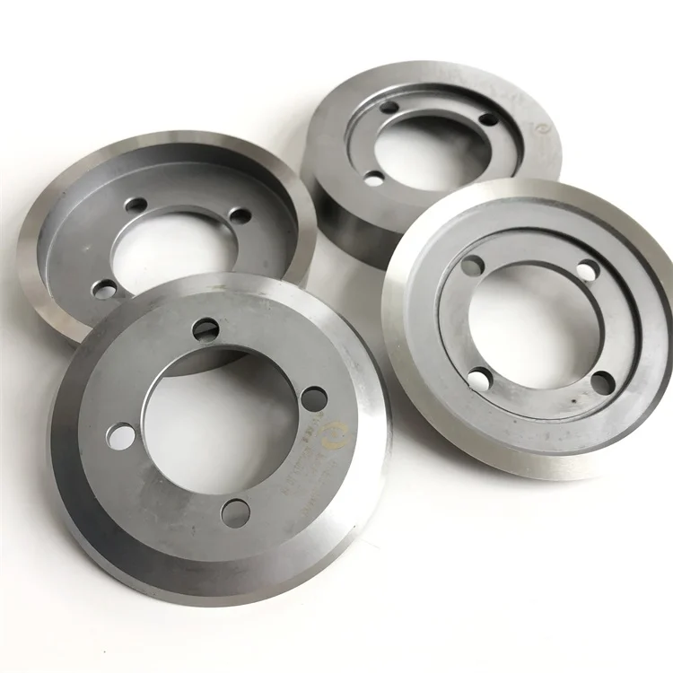 China Supplier Newest Design Roll Slitting Blade Cardboard Paper Cutting Tool Circular Round Knife Blade