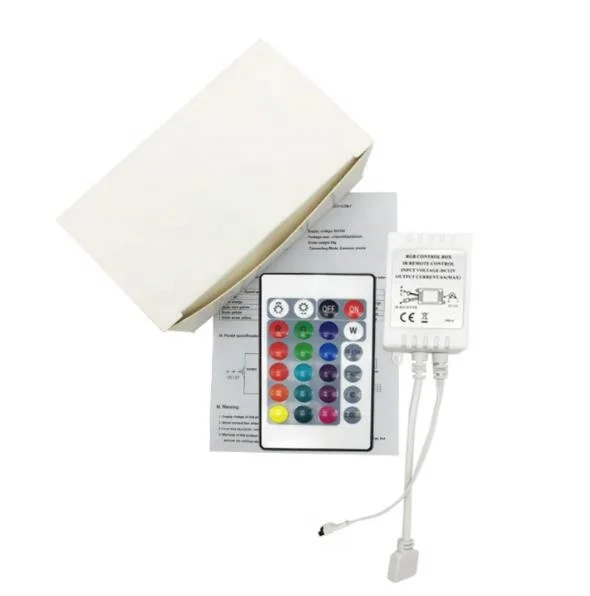 
24 key RGB Led Controller Infrared Controller DC12-24V LED Light Strip Controller 
