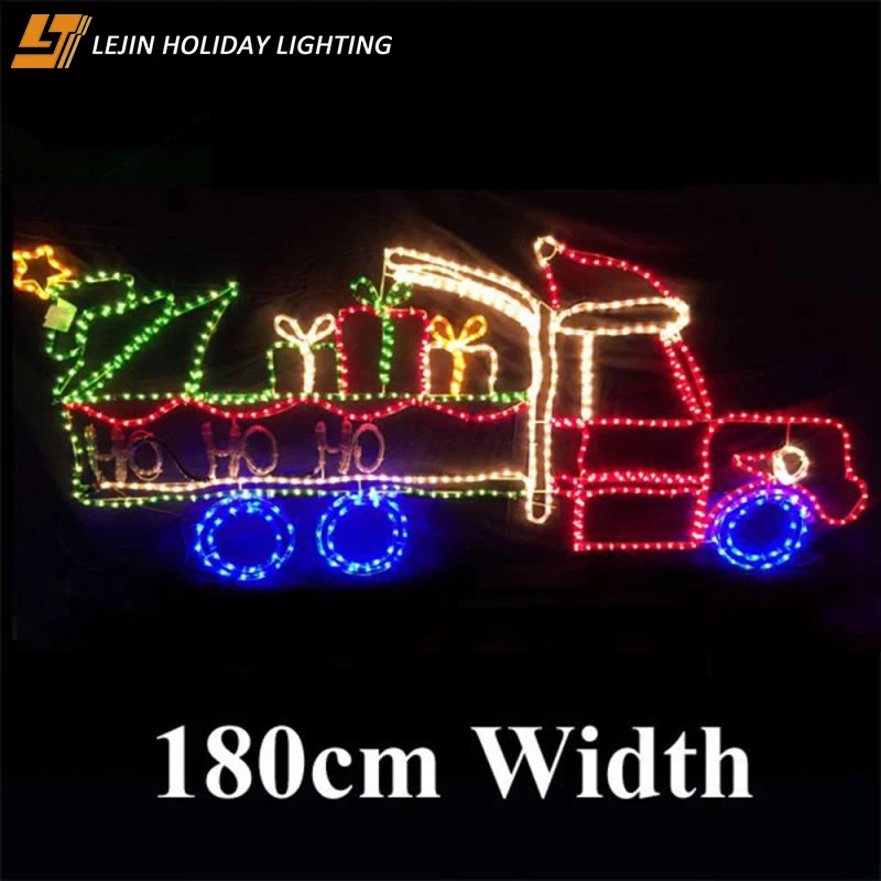 new product  cheap price 3d train christmas rope light