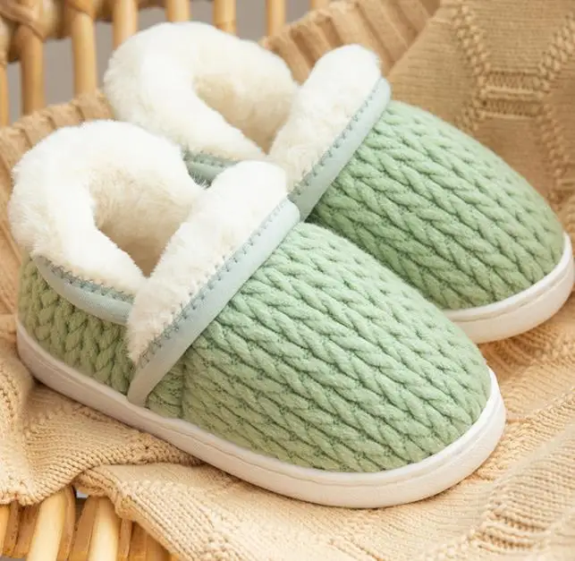 Детская домашняя Вязаная хлопковая обувь