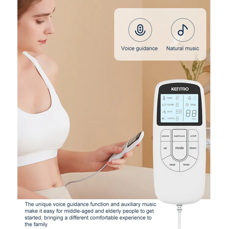 Lumbar Massager Back Pain Relief Heating Pillow Traction Physiotherapy TENS Machine