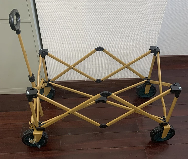 100KG Camping gear collapsible hand wagon heavy duty folding beach wagon  picnic portable garden cart