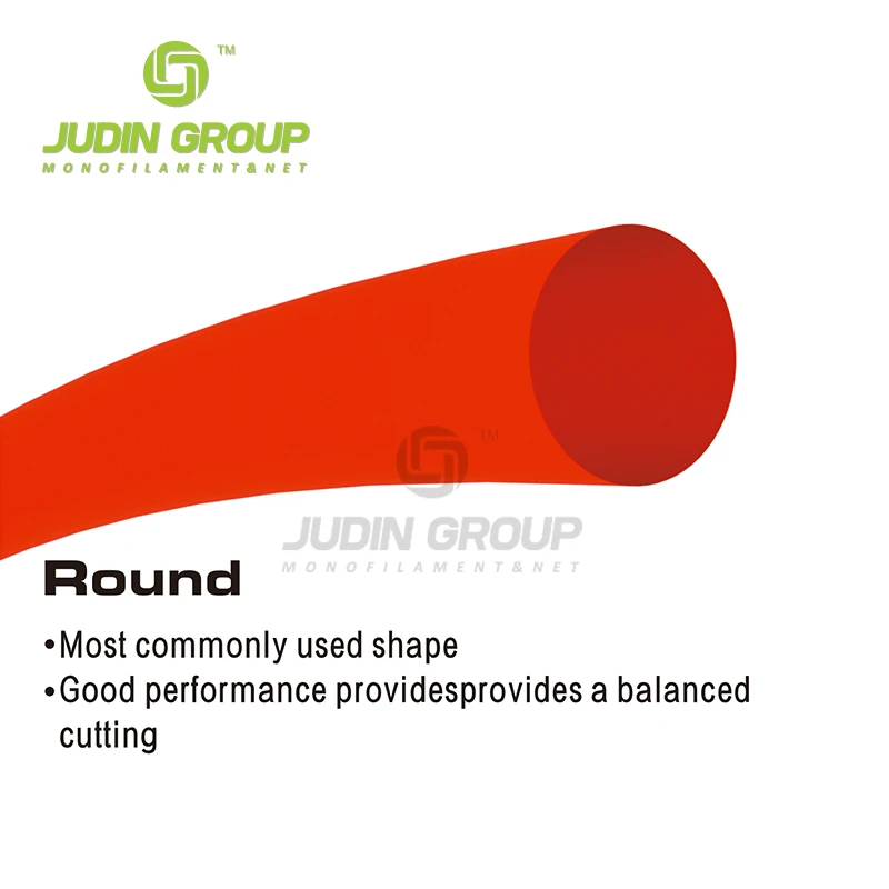 High Quality 2mm 2.4 mm 2.65mm 3mm 3.3mm 3.5mm 4mm 1Lb Garden Brush Cutter Cutting Nylon Grass Weed Trimmer Line