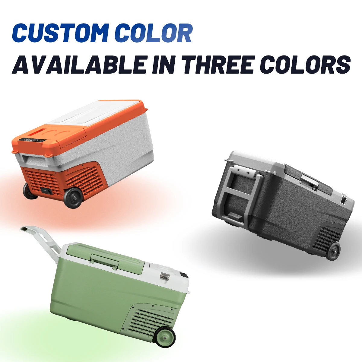 Custom Color 25 Liter DC 12V Refrigerator Portable Freezer Compressor Car Fridge with Cooling and Heating Function