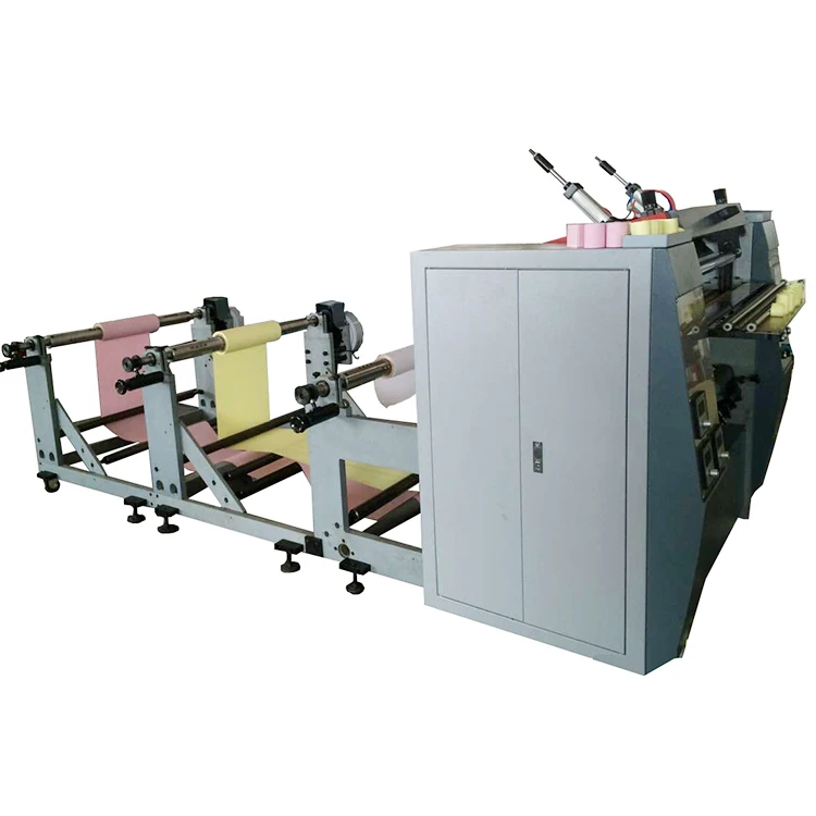 900mm Width Automatic 3 Ply NCR Cash Register Paper Roll Cutting Slitter Rewinder Machine