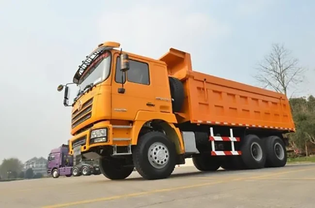 Mining Engineering Dump Truck Shacman 6x4 Diesel Power 10MT Max Gradeability 30%