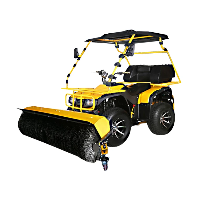 wheel loader snow blower for ride on mower mini front loader snow blower snow sweeper brush machine