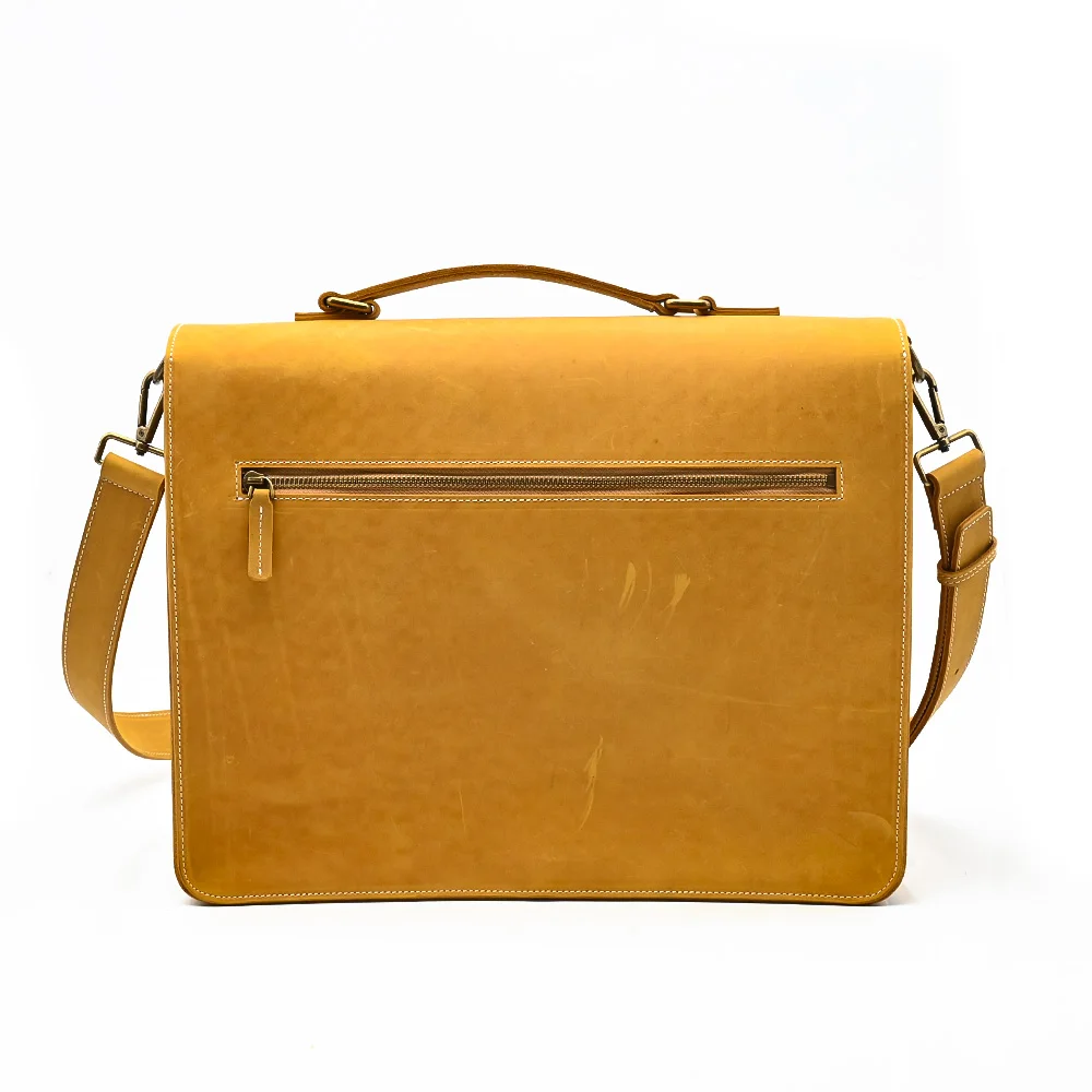 New Leather Briefcase Men Large Capacity Laptop Bag High Quality Messenger Bags for Business