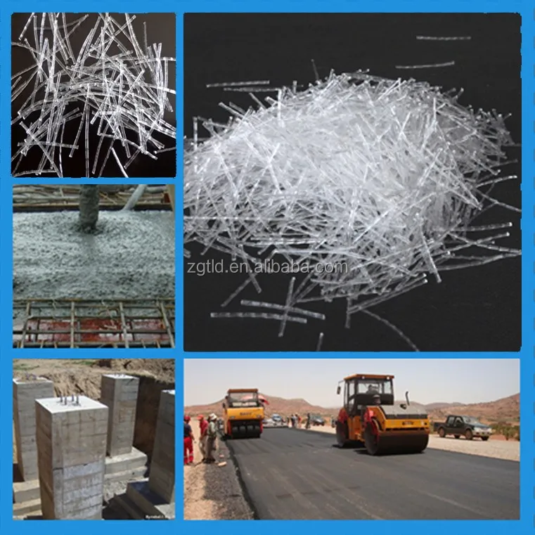 High cost performance chunky polypropylene fiber Concrete Fiber Concrete Additive PP Mesh Fiber For Reinforced Concrete