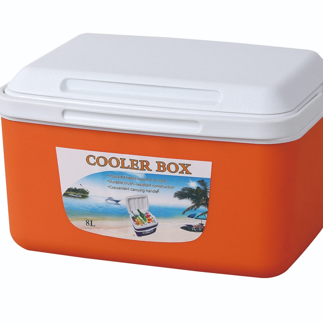 Hot products sold online ice box with wheel 8L Round shape export product