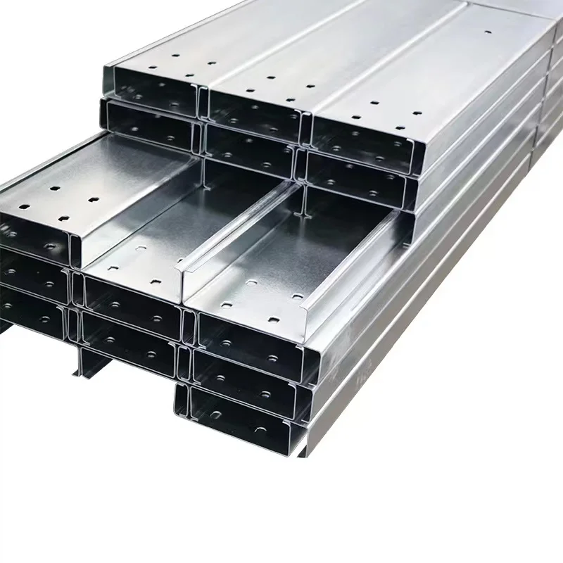Steel frame structure  roofing and wall used purlins and girts