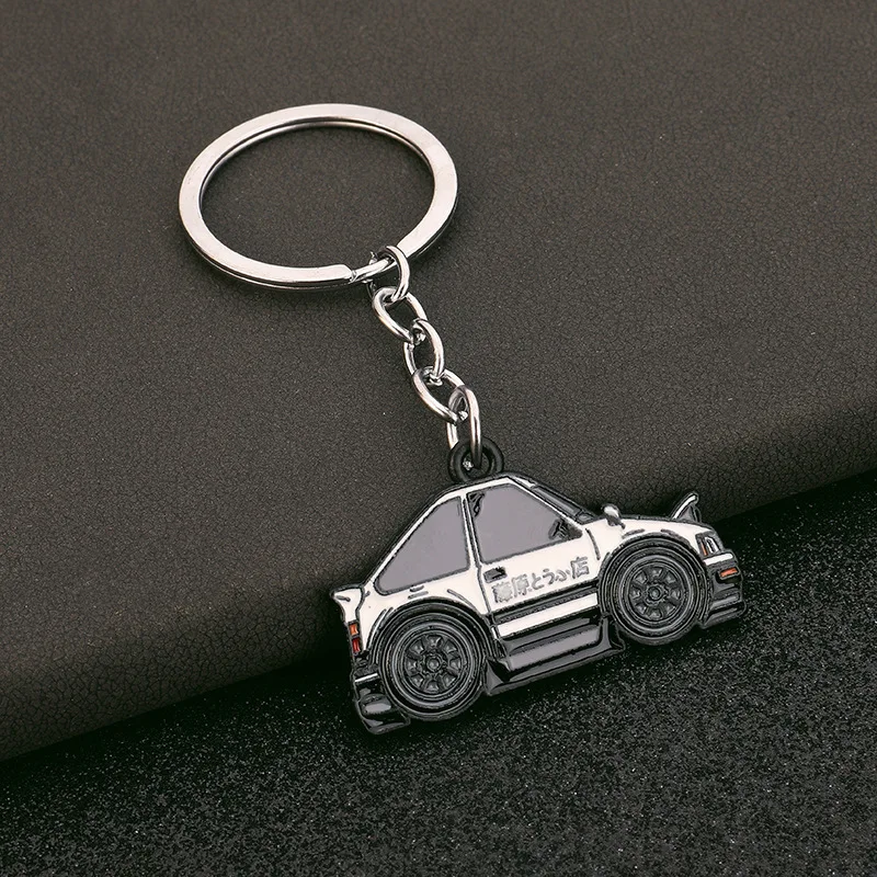 New car model key chain pendant metal gift accessories modified enamel keychains