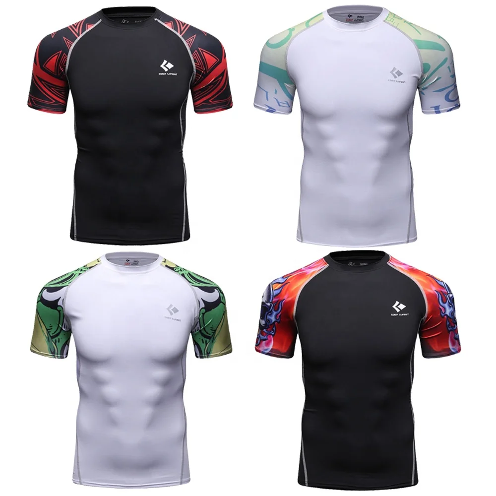Cody Lundin Custom Men UPF 50+ Swimming Surfing Rash Guard Compression Gym Fitness Sportswear Cool Dry jiu jitsu Bjj Rashguard