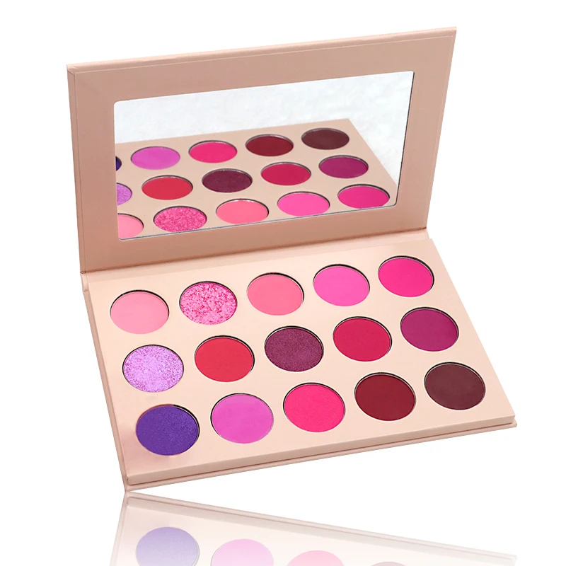 Custom shape 15 colors high pigment start your own makeup line