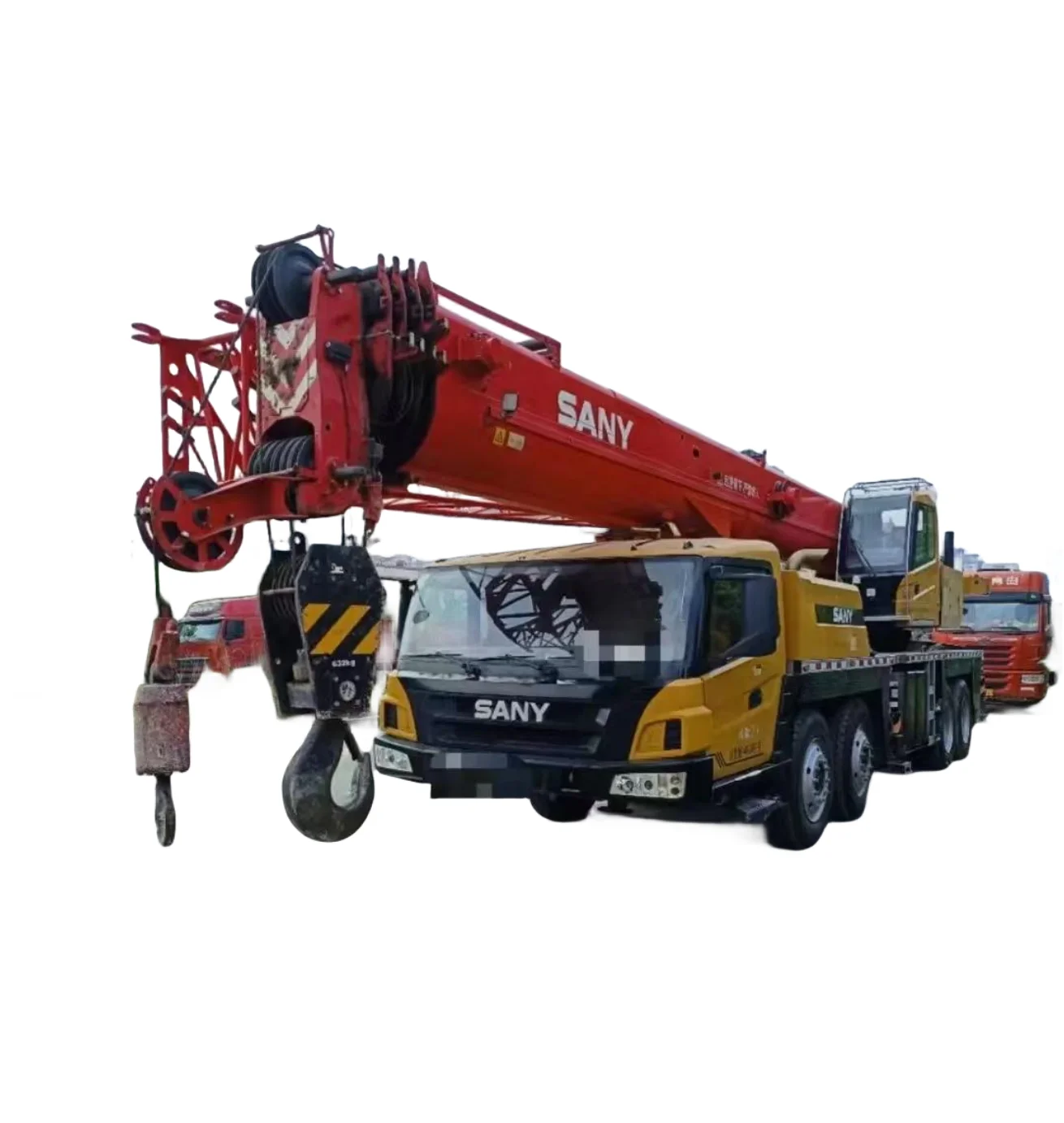 Сертифицированный подержанный кран SANY для автокрана STC 55