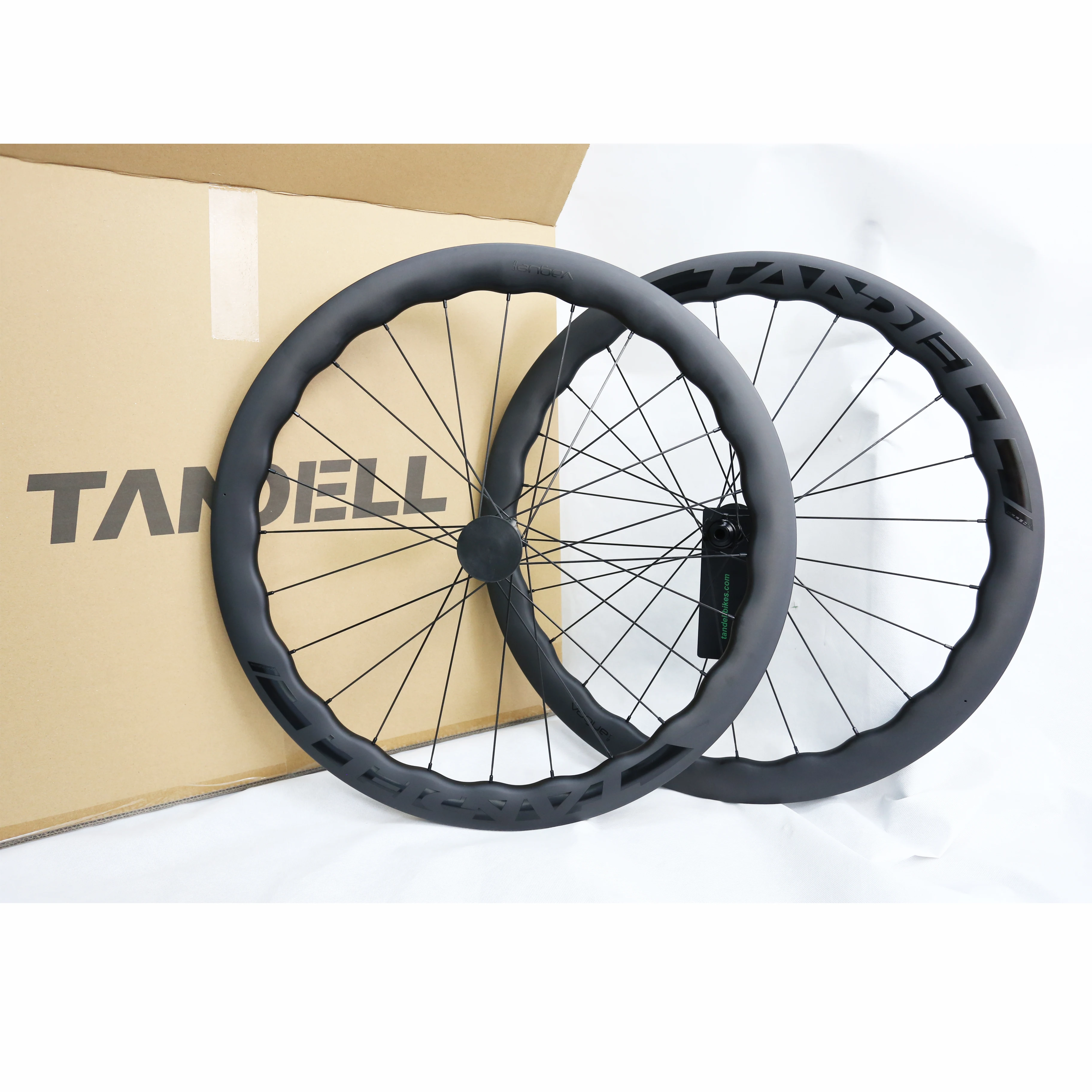 2024 New 50mm Wave Carbon Wheel 700c Road Bike With Pillar 1423 Spokes Bicycle Wheel For OEM