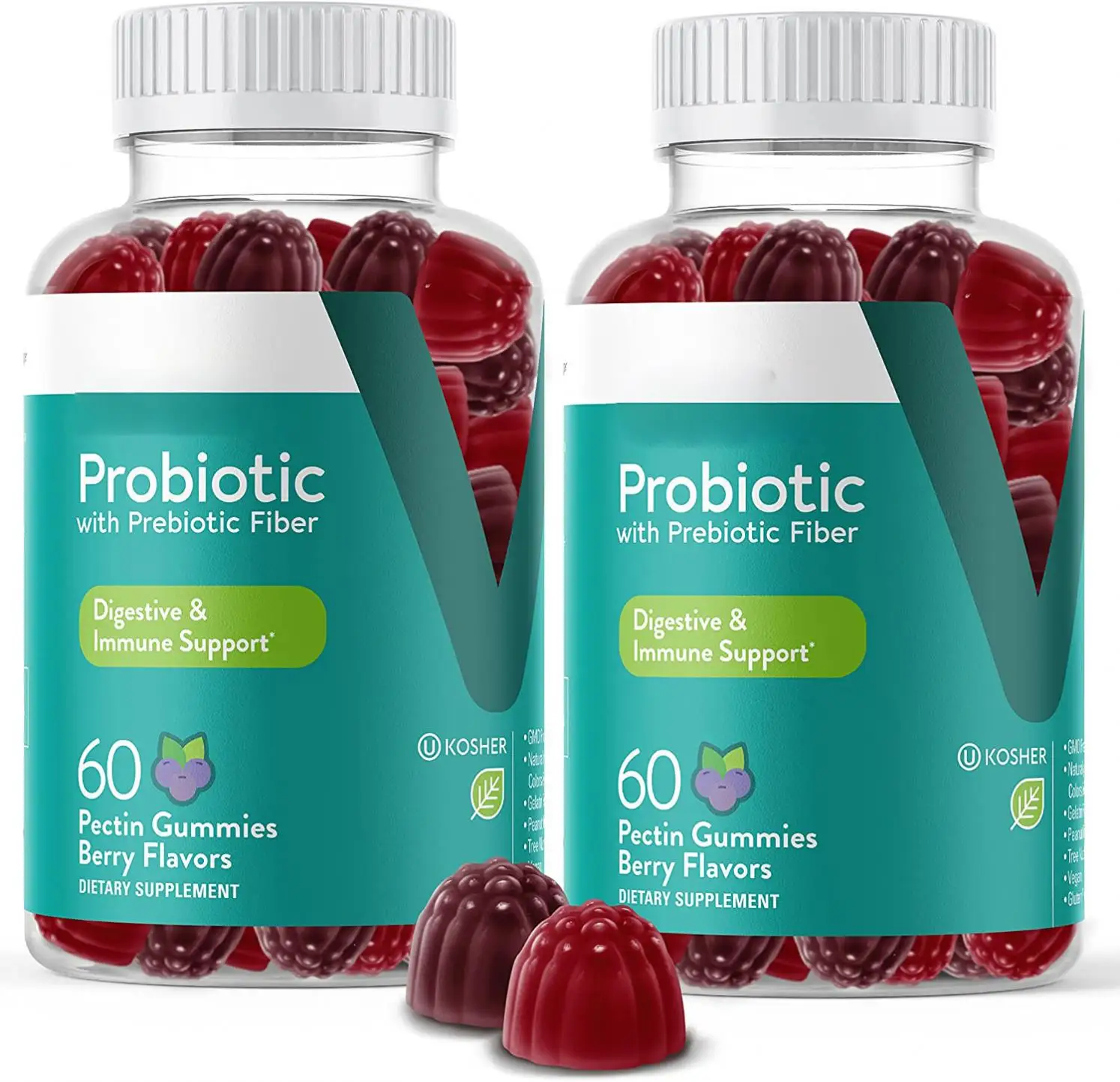 Probiotic Gummies Vaginal for Women Feminine Health Care and a Balanced Vagina Flora Detox Vaginale