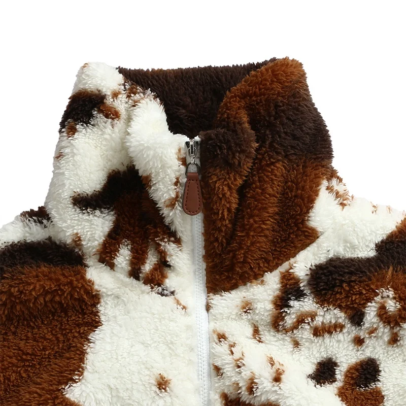 Winter Children Family Matching Clothes Sherpa Adult Hoodie Coat Mommy And Me Outfits