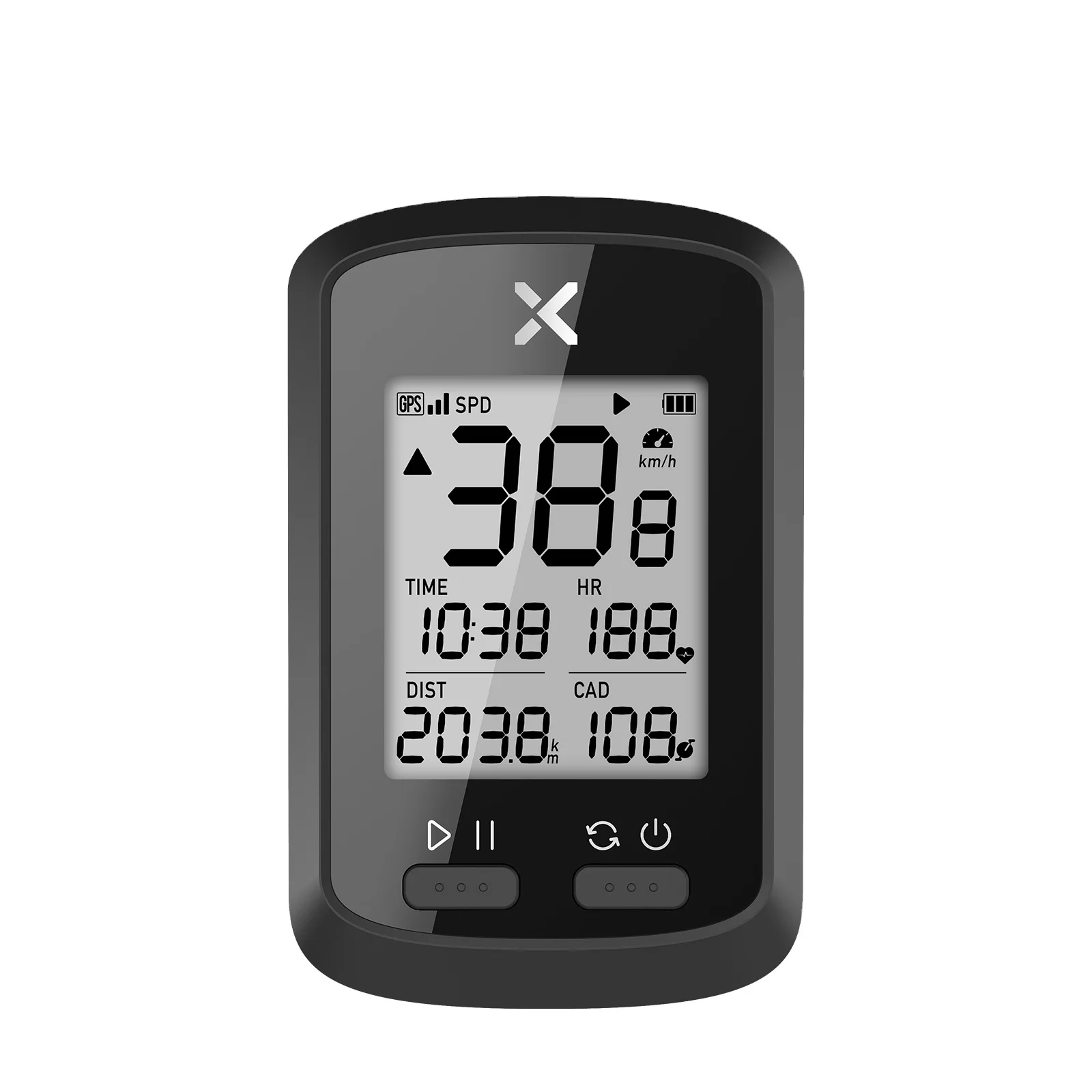 XOSS G Plus ANT+ BLE Wireless Bicycle Computer Rechargeable bike computer Bike Speedometer with LCD Automatic Backlight Display
