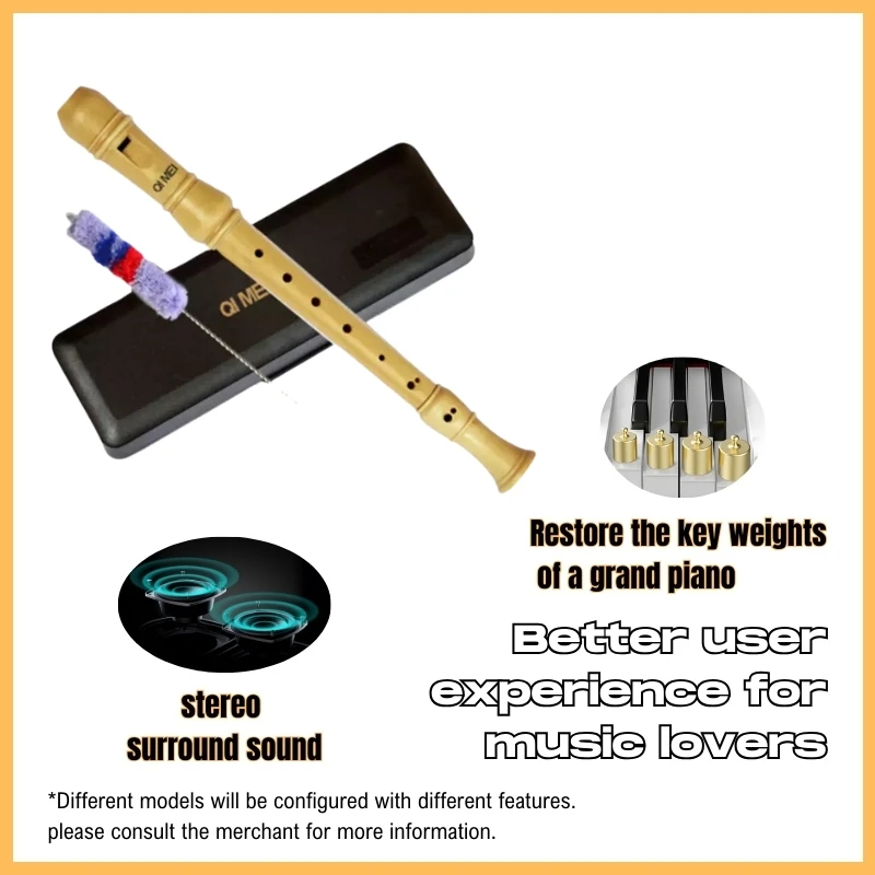 Professional 6-Hole Bamboo Flute - Traditional Student Practice Musical Instrument