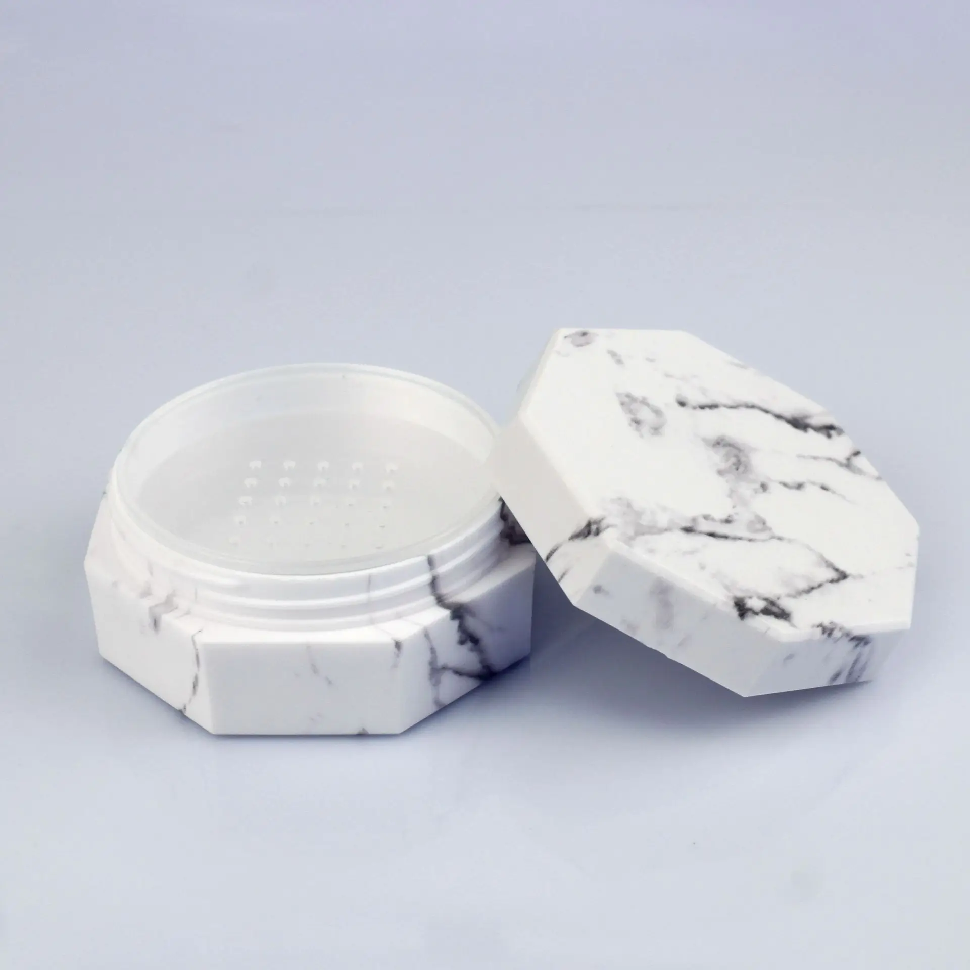 Wholesale custom 20g octagonal portable plastic mesh screen rotating form of powder cartridge