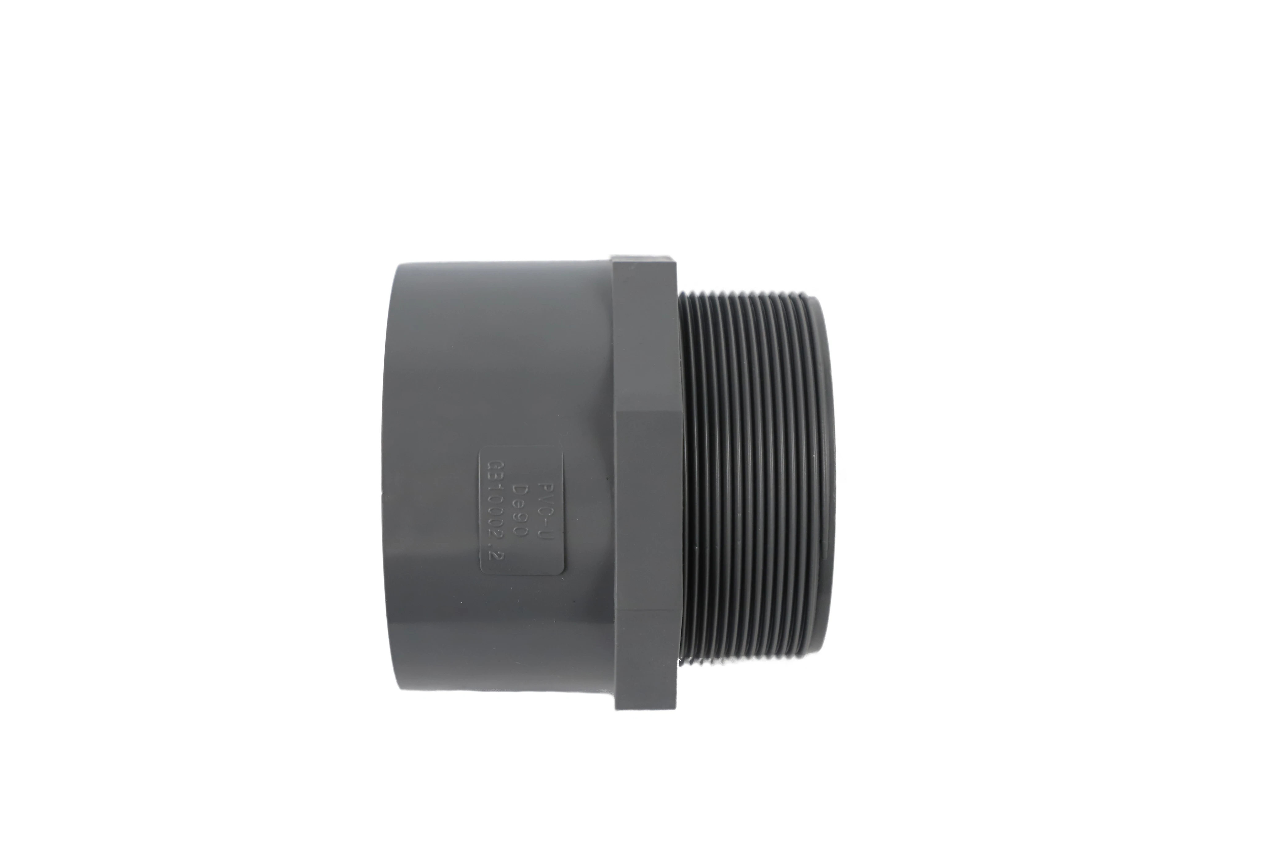 PVC male thread connector for PVC discharge pipe for drip irrigation system