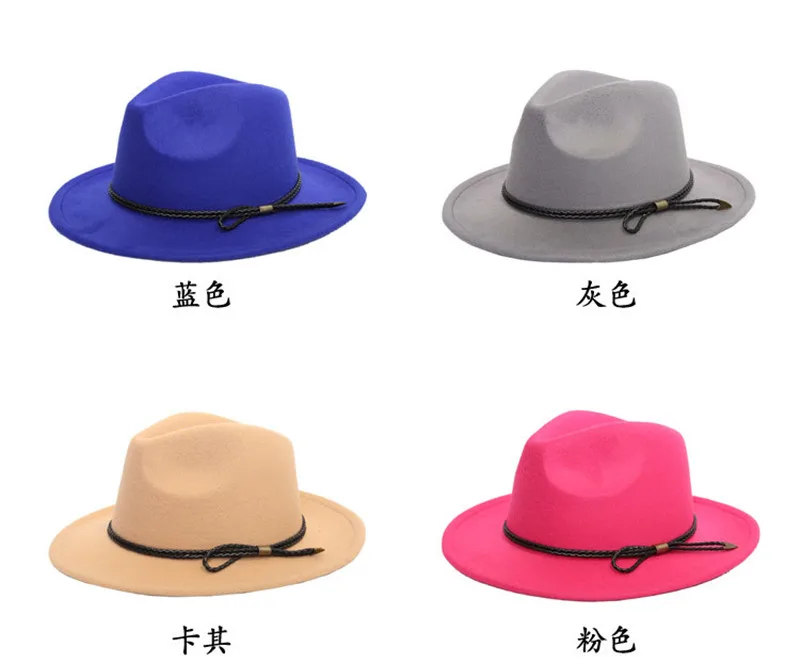 woman Formal lady hat  Wide brim color fashion ladies formal elegant fancy hat