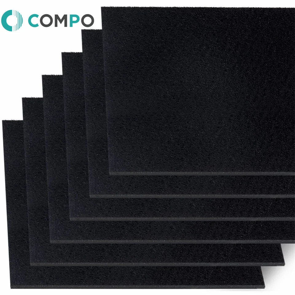 activated carbon filter fiber sponge