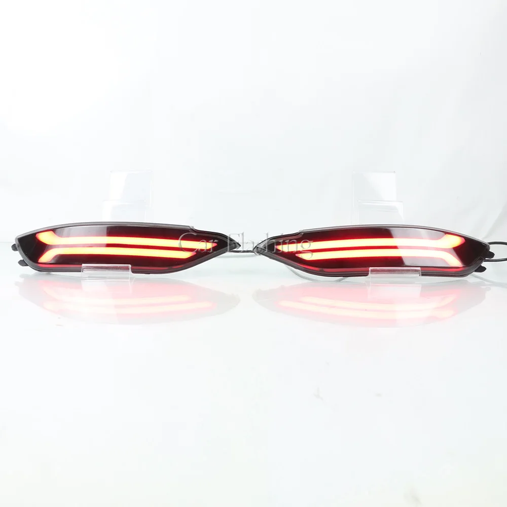 Car LED Reflector Light For Hyundai tucson 2015 2016 2017 2018 2019 2020 Rear Fog Lamp Dynamic turn Signal Brake Light