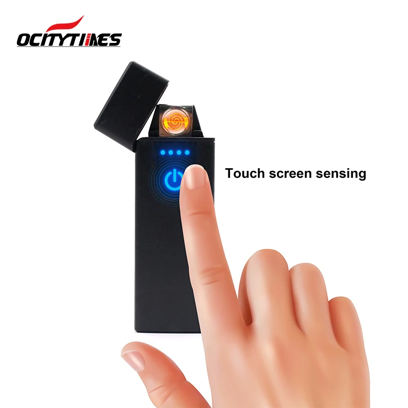 USB Rechargeable Windproof Electronic Lighter Flameless Cigarette USB Lighter