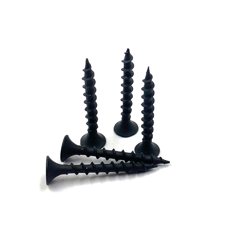 Tianjin factory black phosphorus coarse thread drywall screws are of high quality and low price