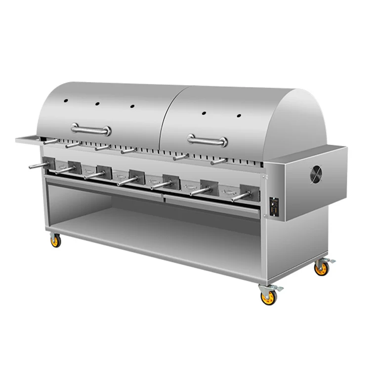 Chicken roasting machine philippines charcoal bbq grills automatic BBQ grill