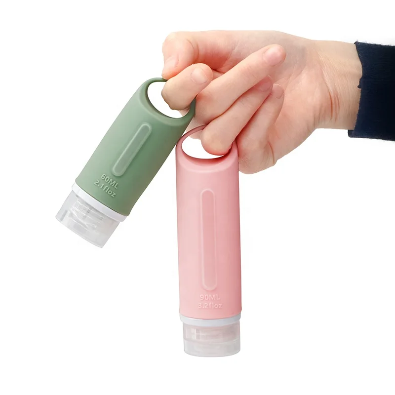 Renewable OEM Portable Travel Bottles Set Silicone Travel Shampoo Dispenser Skincare Container Travel Bottle