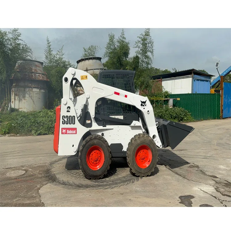 Hot sale Bobcat Skid Steer S300 Mini Wheel Loader for Sale Used Bobcat S180 S160 S18 S185 S300 Wheel Loader for Sale