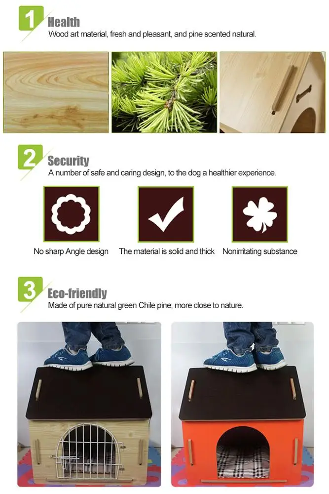 M size Safety Pet Dog Indoor House Crate Cave Room For Small Medium Animals