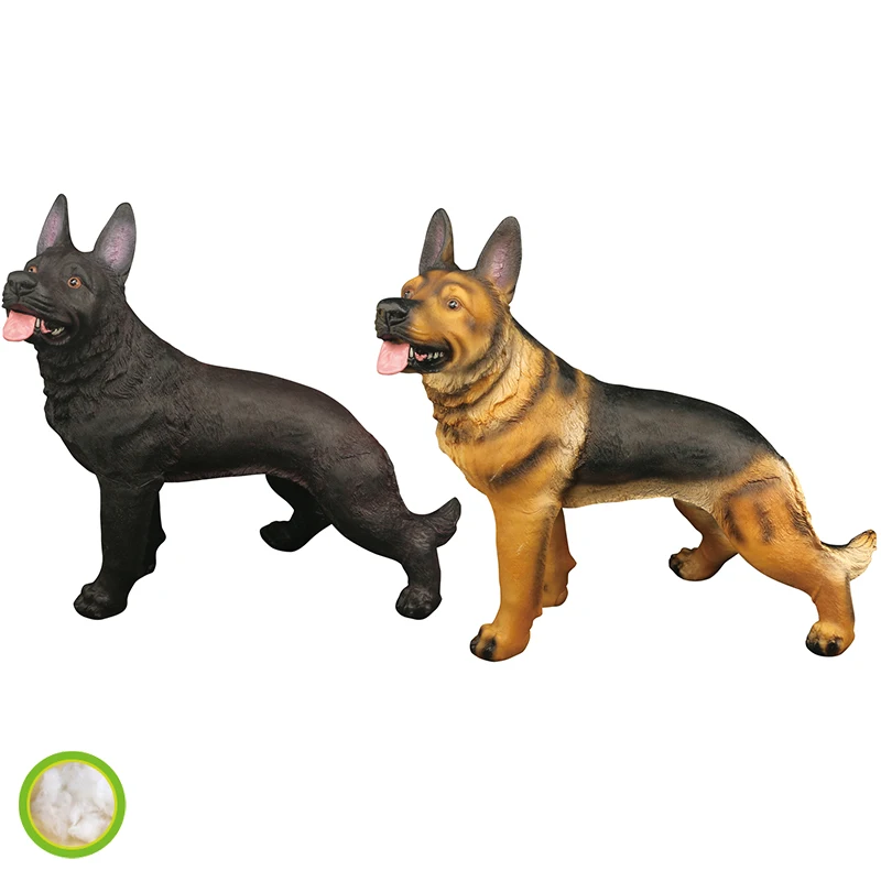 Wholesale PVC Soft Plastic Simulation Animal  Statue Figures Dog Model Toys For Children